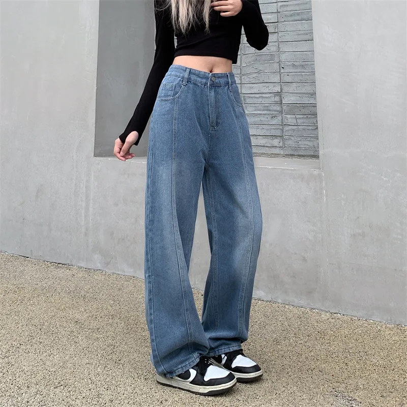 CGC Y2K Streetwear Women Baggy Jeans 2023 Vintage Straight Oversize Denim Pants High Waist Casual Wide Leg Jeans Female Trousers
CGC Y2K Streetwear Women Baggy Jeans 2023 Vintage Straight Oversize Denim Pants High Waist Casual Wide Leg Jeans Female Trousers