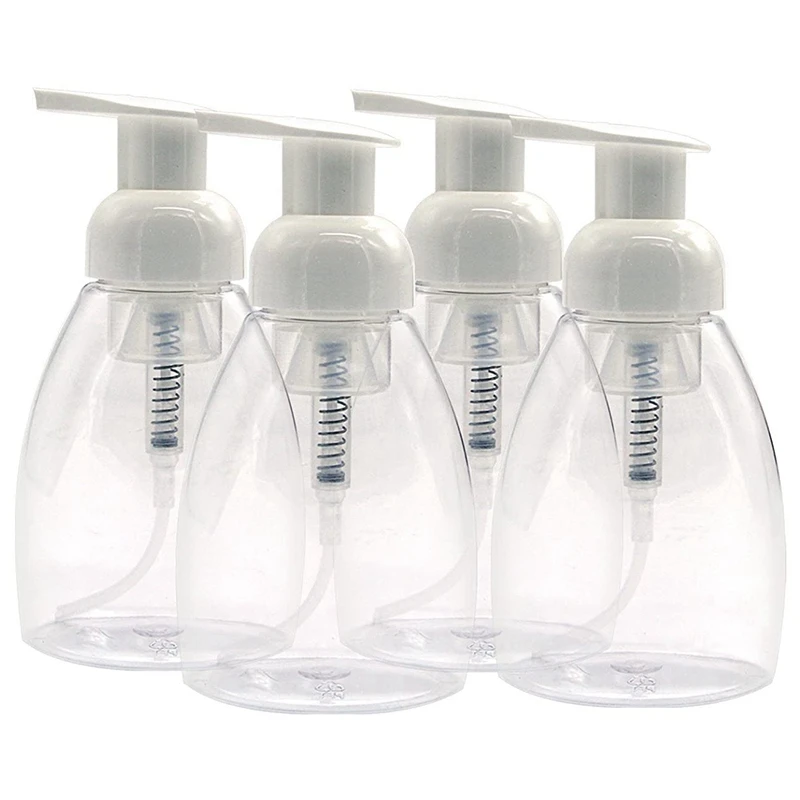 Foaming Soap Dispensers, 4 Pack 8.5 Oz Pump Bottle BPA Free Liquid Containers, Refillable Foamer
Foaming Soap Dispensers, 4 Pack 8.5 Oz Pump Bottle BPA Free Liquid Containers, Refillable Foamer