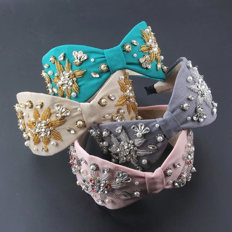 New Wide Version Inlaid Rhinestone Crystal Rice Bead Flower Personality Headband Ladies Prom Gorgeous Headwear Female 856
New Wide Version Inlaid Rhinestone Crystal Rice Bead Flower Personality Headband Ladies Prom Gorgeous Headwear Female 856
