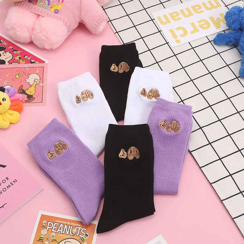 Palm Angels Women's Socks Fashioon Broken Head Bear Print Sock Men and Women Sports Socks Street Hip-hop Skateboard Stockings
Palm Angels Women's Socks Fashioon Broken Head Bear Print Sock Men and Women Sports Socks Street Hip-hop Skateboard Stockings