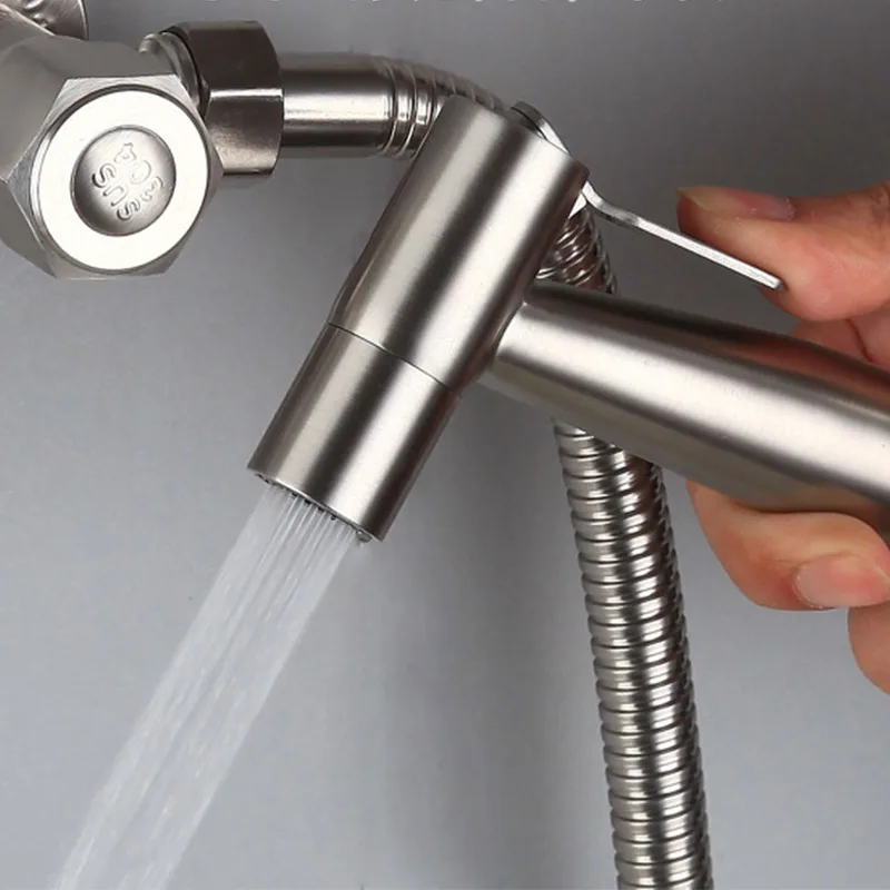 Handheld Toilet Bidet Faucet Sprayer Stainless Steel Bathroom Hand Bidet Sprayer Set Toilet Self Cleaning Shower Head No Punch
Handheld Toilet Bidet Faucet Sprayer Stainless Steel Bathroom Hand Bidet Sprayer Set Toilet Self Cleaning Shower Head No Punch
