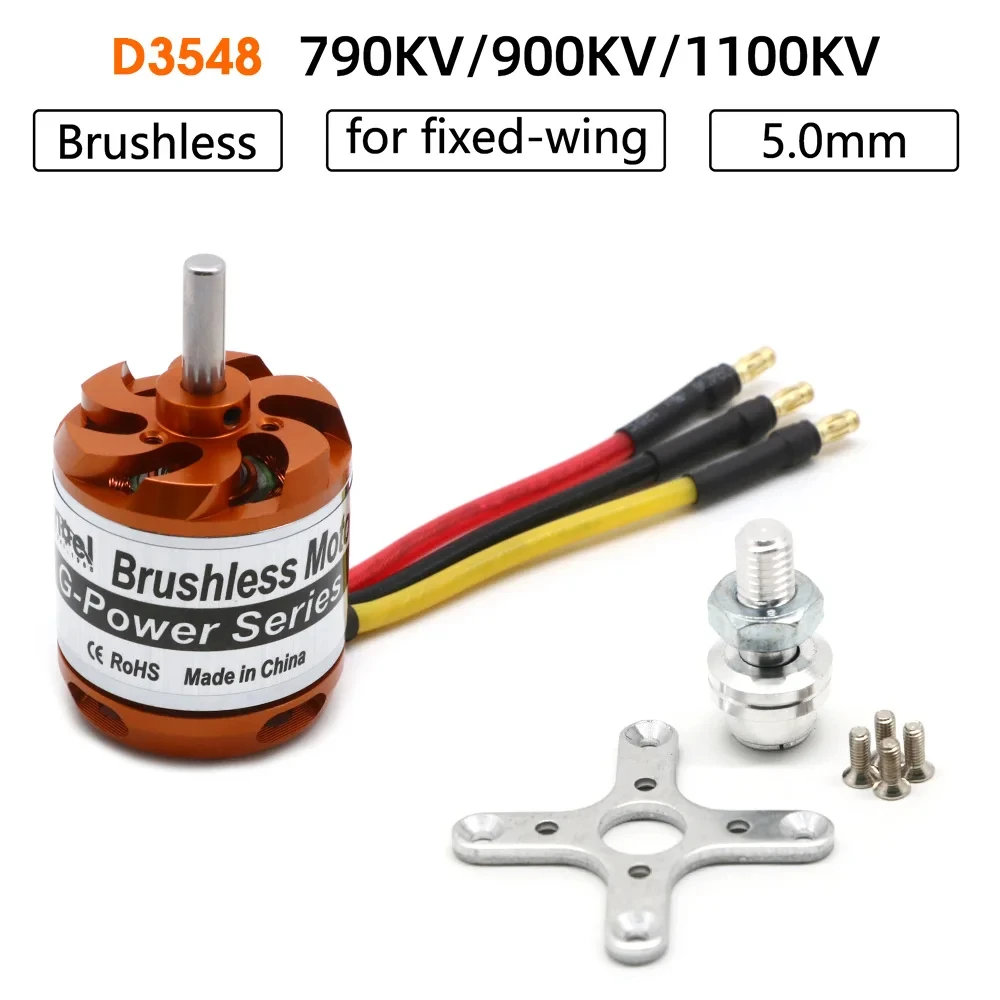 D3548 3548 790KV 900KV 1100KV Бесщеточный двигатель 3-5S для мини-мультикоптеров RC Самолет