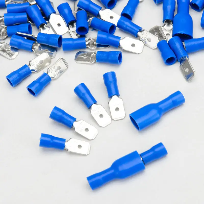 Spade 100pcs Male & Female Insulated Crimp Terminals Wire Cable Connectors PVC Durable Universal High Quality Sale
Spade 100pcs Male & Female Insulated Crimp Terminals Wire Cable Connectors PVC Durable Universal High Quality Sale