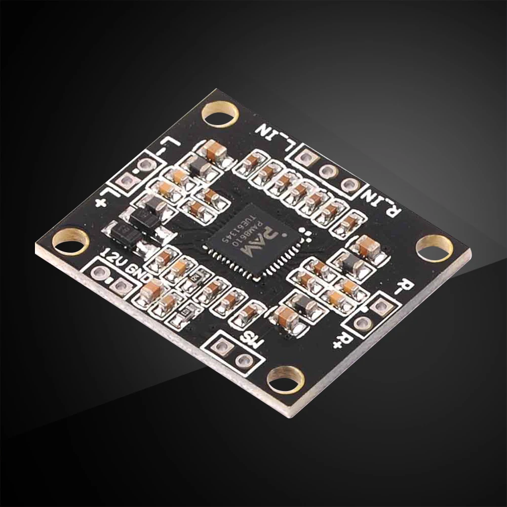 PAM8610 Dual Channel Mini Stereo AMP Audio Amplify Board Digital Stereo Amplifier Module 2 * 15W 12V AMP Class D Low Distortion
PAM8610 Dual Channel Mini Stereo AMP Audio Amplify Board Digital Stereo Amplifier Module 2 * 15W 12V AMP Class D Low Distortion