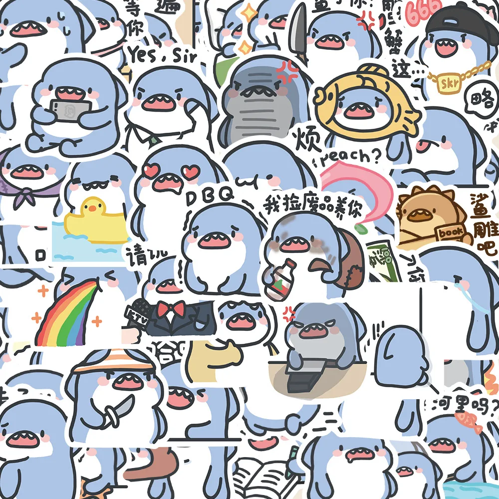 10/30/50PCS New Fat Shark Animal Cartoon Personality Creative Computer Suitcase CarChair Decoration Waterproof Sticker Wholesale
10/30/50PCS New Fat Shark Animal Cartoon Personality Creative Computer Suitcase CarChair Decoration Waterproof Sticker Wholesale