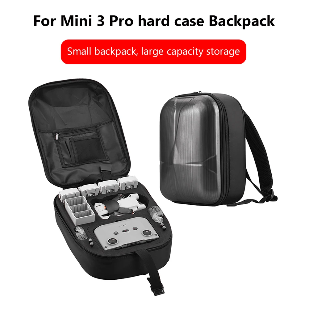 Outdoor Travel Shockproof Shoulder Bag Comfortable Wear-resistant Backpack Hard Shell Case for DJI Mini 3 Pro Black
Outdoor Travel Shockproof Shoulder Bag Comfortable Wear-resistant Backpack Hard Shell Case for DJI Mini 3 Pro Black
