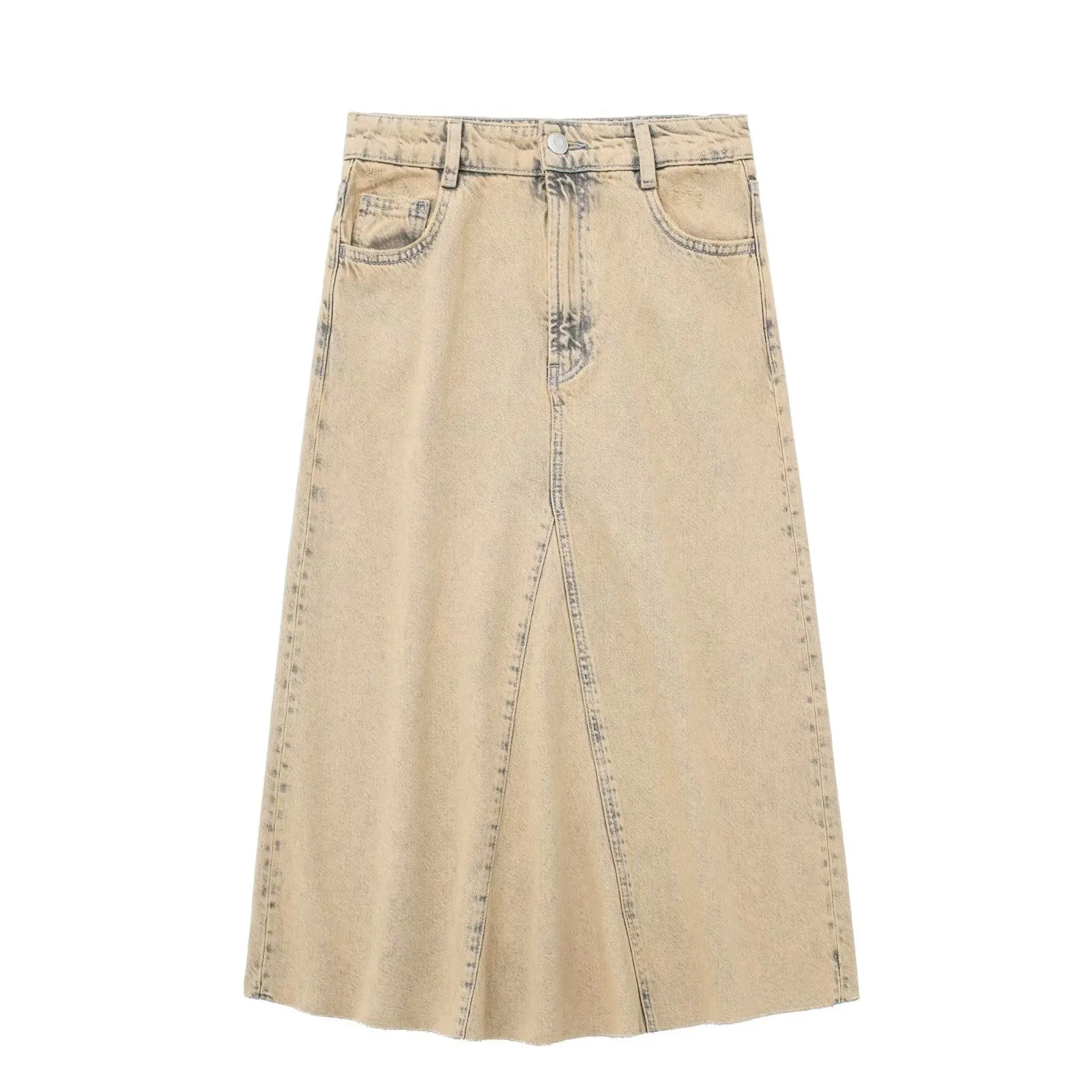 Women 2023 spring New Chic Fashion overdye Denim Skirt Vintage High Waist Zipper fly pocket Female Skirts Mujer
Women 2023 spring New Chic Fashion overdye Denim Skirt Vintage High Waist Zipper fly pocket Female Skirts Mujer