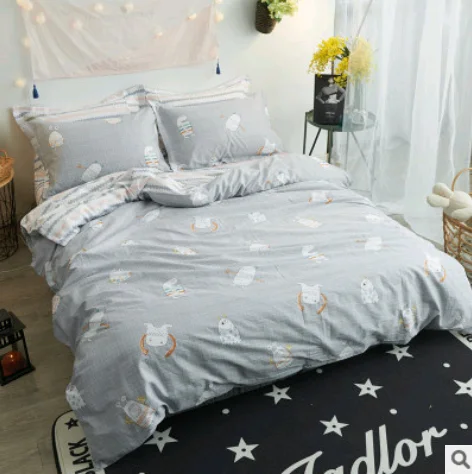 Pure cotton reactive print simple four-piece cartoon dinosaur bedding quilt cover sheets Homejoy
Pure cotton reactive print simple four-piece cartoon dinosaur bedding quilt cover sheets Homejoy