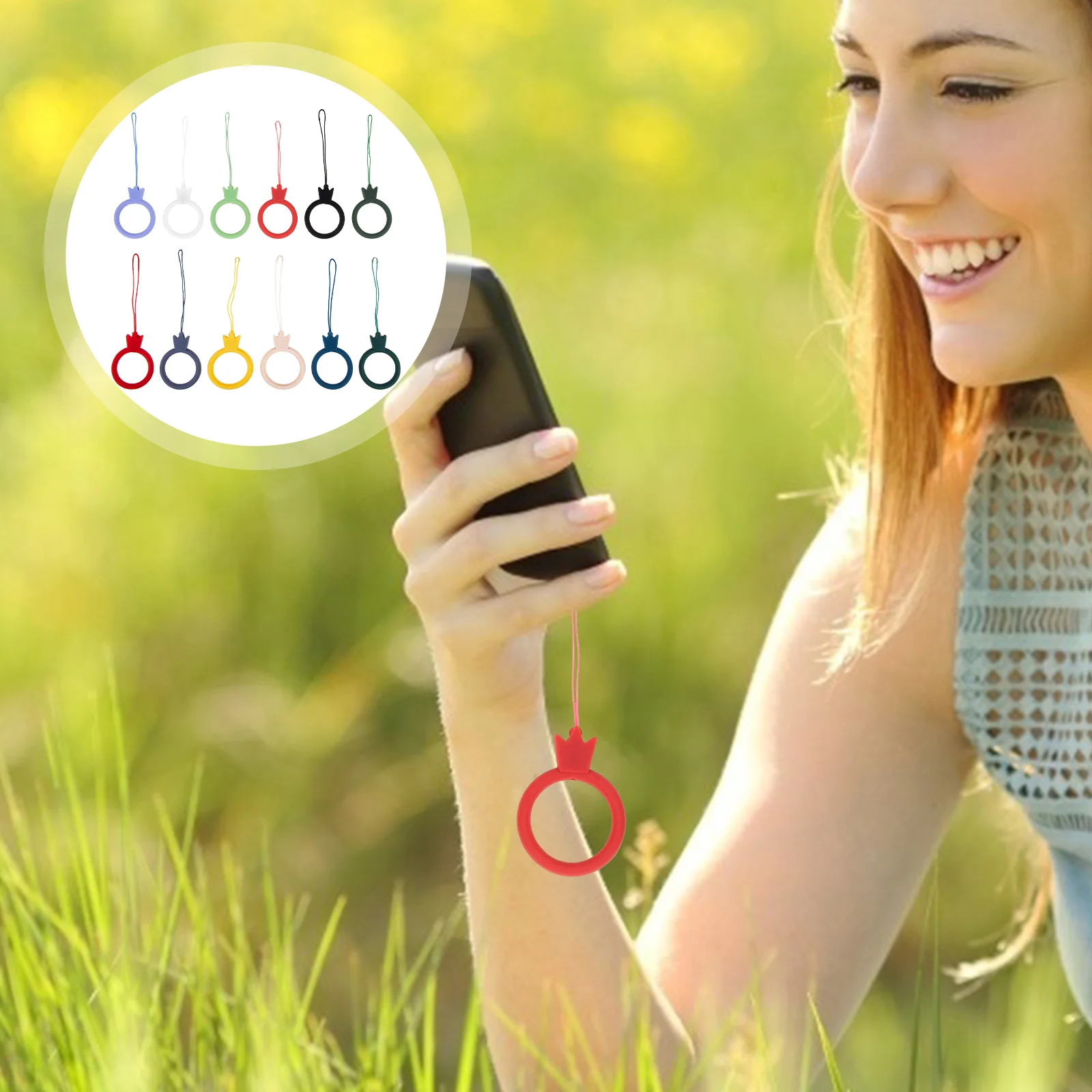 12Pcs Lanyards Cellphone Bag Pendants Phone Lanyards with Rings for Phone Decor Replacement Mobile Phone 
12Pcs Lanyards Cellphone Bag Pendants Phone Lanyards with Rings for Phone Decor Replacement Mobile Phone