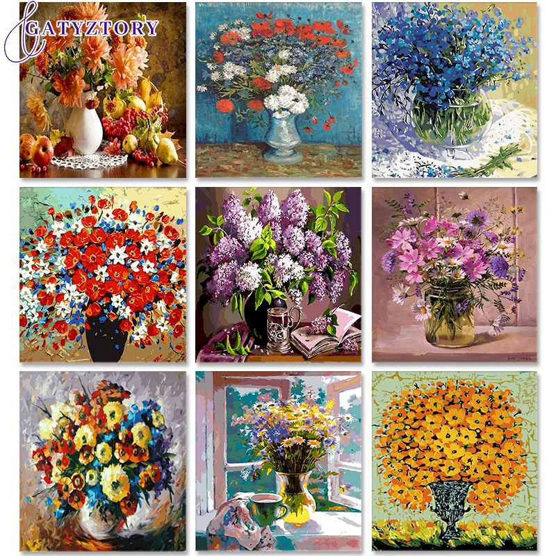 GATYZTORY Flowers Acrylic Paint By Numbers DIY Frameless 60x75cm Oil Painting By Numbers On Canvas Digital Handpaint Home Decor
GATYZTORY Flowers Acrylic Paint By Numbers DIY Frameless 60x75cm Oil Painting By Numbers On Canvas Digital Handpaint Home Decor