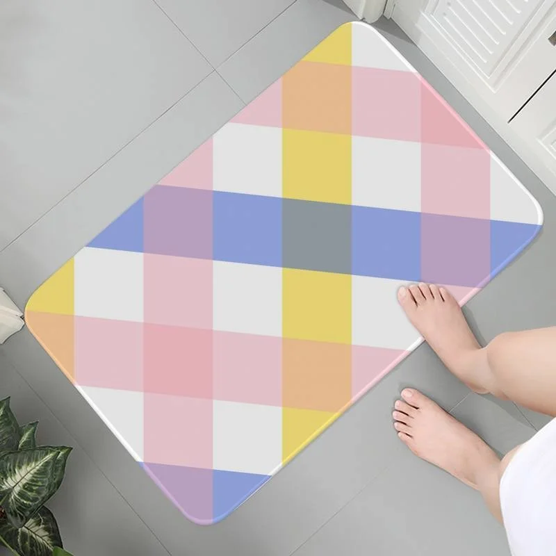 Washable Children Carpet Mat Flannel Rug Bathroom Crawling Entrance Colorful Geometric Pattern Area Rugs Mat bedside Bath Mats
Washable Children Carpet Mat Flannel Rug Bathroom Crawling Entrance Colorful Geometric Pattern Area Rugs Mat bedside Bath Mats