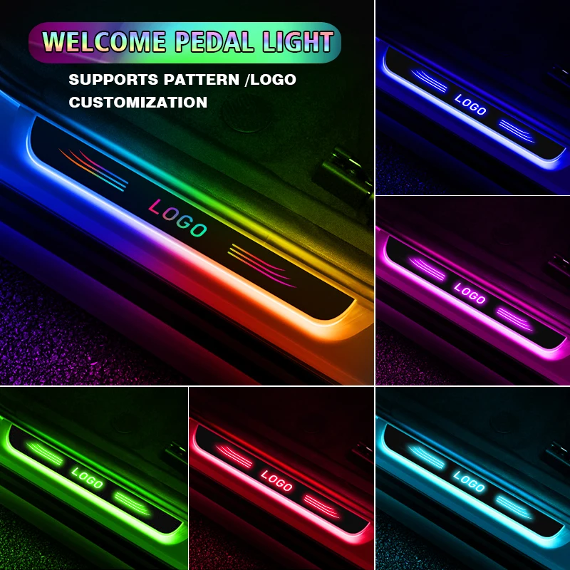 2pcs【Customized】Car door sill light logo Projector Laser lamp USB Power Moving LED Welcome Pedal Car Scuff Plate Pedal no wiring
2pcs【Customized】Car door sill light logo Projector Laser lamp USB Power Moving LED Welcome Pedal Car Scuff Plate Pedal no wiring