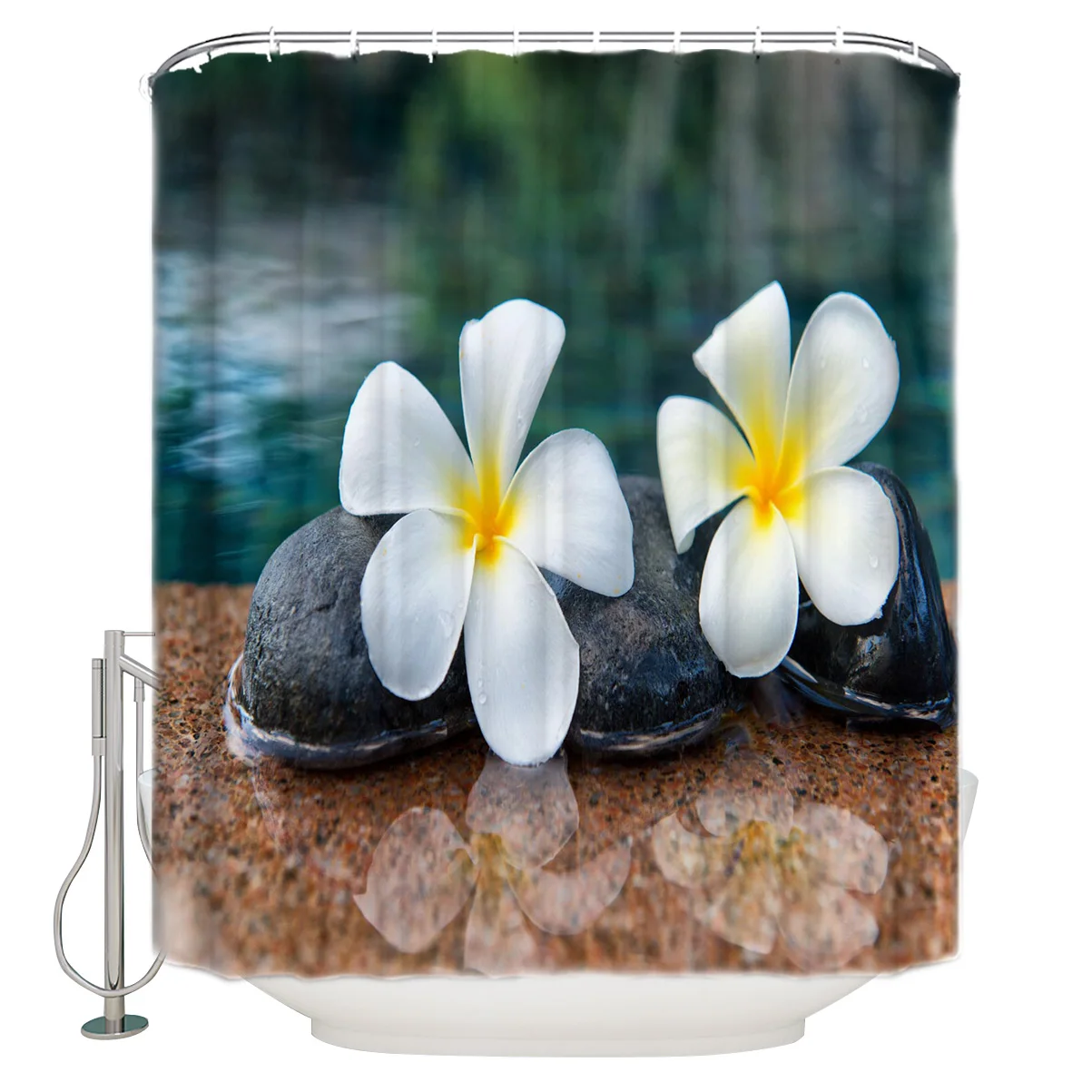 Stone Hot Spring Yellow Shower Curtain Eco-Friendly Bath Curtain with Hooks Polyester Waterproof Curtain Bathroom Decor
Stone Hot Spring Yellow Shower Curtain Eco-Friendly Bath Curtain with Hooks Polyester Waterproof Curtain Bathroom Decor