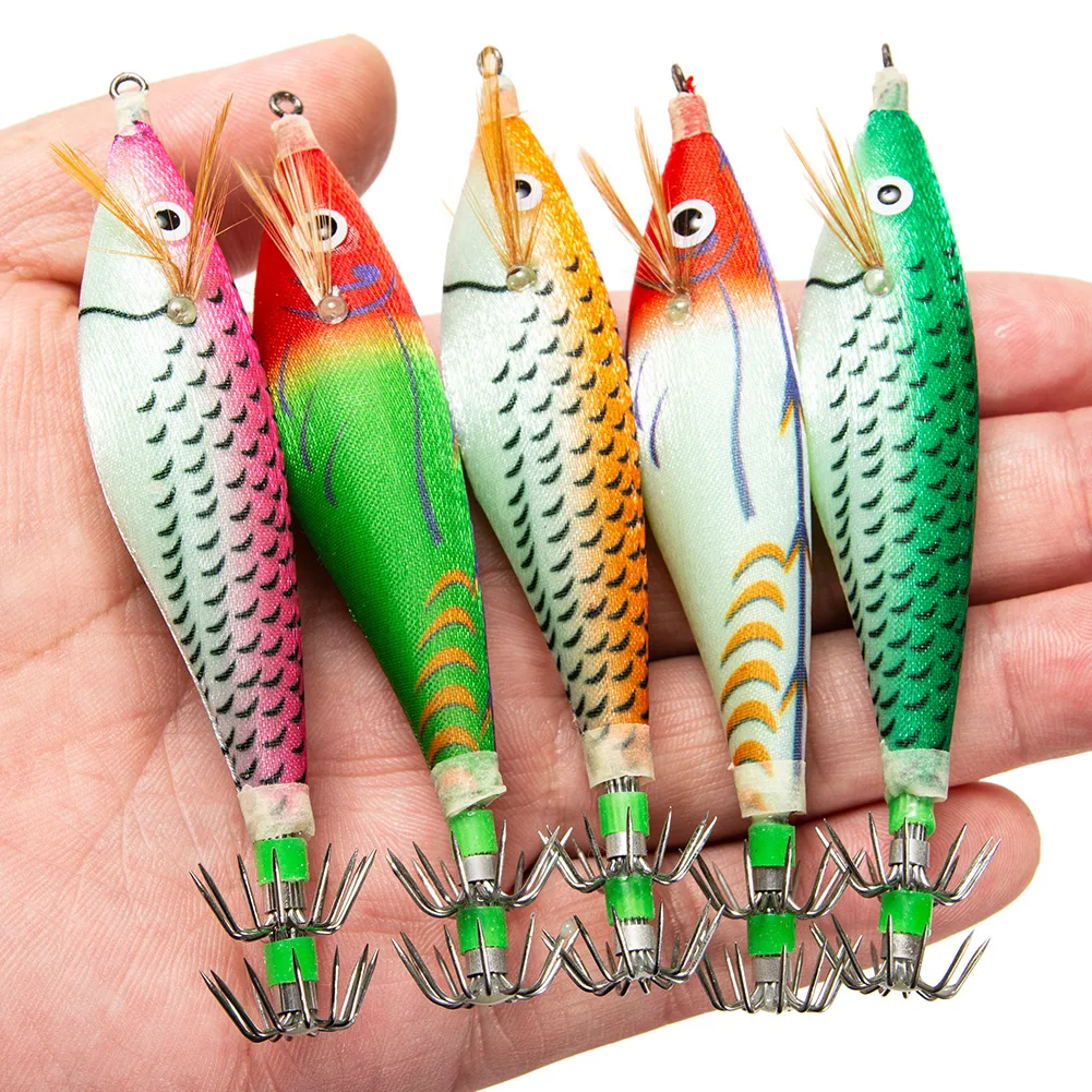 8cm Luminous Wood Shrimp Lure Squid Hook Jigging Octopus Bait Artificial Baits Fishhooks Spare Fishing Accessories Supplies
8cm Luminous Wood Shrimp Lure Squid Hook Jigging Octopus Bait Artificial Baits Fishhooks Spare Fishing Accessories Supplies