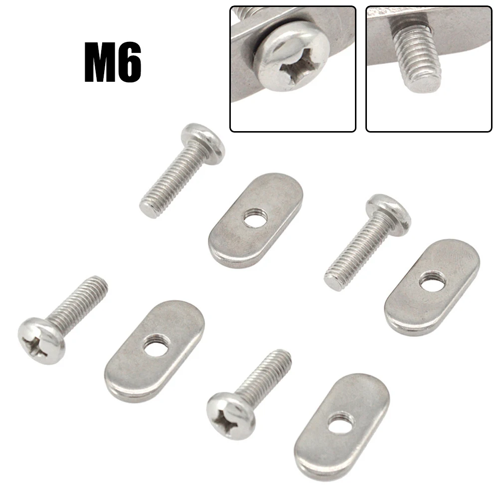 4Pcs Stainless Steel Kayak M6 Screws & Nuts Rail Track Mount Tie Down Eyelet Screw Slot Fastener Bolts Jig Kayaking Accessories
4Pcs Stainless Steel Kayak M6 Screws & Nuts Rail Track Mount Tie Down Eyelet Screw Slot Fastener Bolts Jig Kayaking Accessories