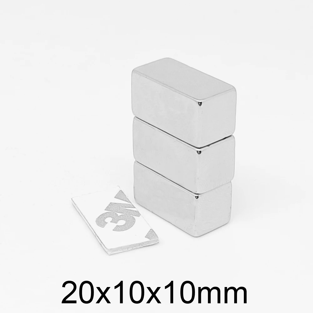 1/2/5/10/15/20/30PCS 20x10x10 Block Strong Powerful Magnets With 3M Self - Adhesive 20x10x10mm Rare Earth Magnet Sheet 20*10*10
1/2/5/10/15/20/30PCS 20x10x10 Block Strong Powerful Magnets With 3M Self - Adhesive 20x10x10mm Rare Earth Magnet Sheet 20*10*10