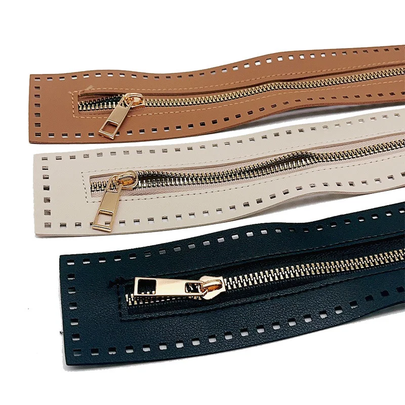 3Pcs/Bag 27cm Length PU Zipper Brand New Luggage For Crochet Bag Sewing Hardware Accessories Double-sided Leather Fashion Useful
3Pcs/Bag 27cm Length PU Zipper Brand New Luggage For Crochet Bag Sewing Hardware Accessories Double-sided Leather Fashion Useful