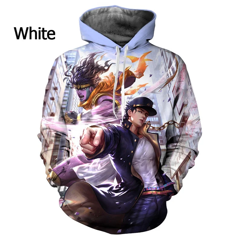 New Anime JoJo's Bizarre Adventure Hoodie Kujo Jotaro Vs Dio Brando 3D Printing Men Women Fashion Long Sleeve Cartoon
New Anime JoJo's Bizarre Adventure Hoodie Kujo Jotaro Vs Dio Brando 3D Printing Men Women Fashion Long Sleeve Cartoon