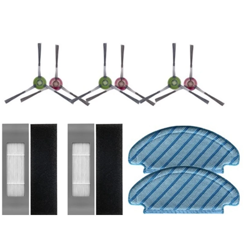 Аксессуары для пылесоса Ecovacs OZMO T8/T8 AIVI/T9/N8 Pro/T8 Max, насадка на швабру, тканевая боковая щетка, фильтр НЕРА
Аксессуары для пылесоса Ecovacs OZMO T8/T8 AIVI/T9/N8 Pro/T8 Max, насадка на швабру, тканевая боковая щетка, фильтр НЕРА