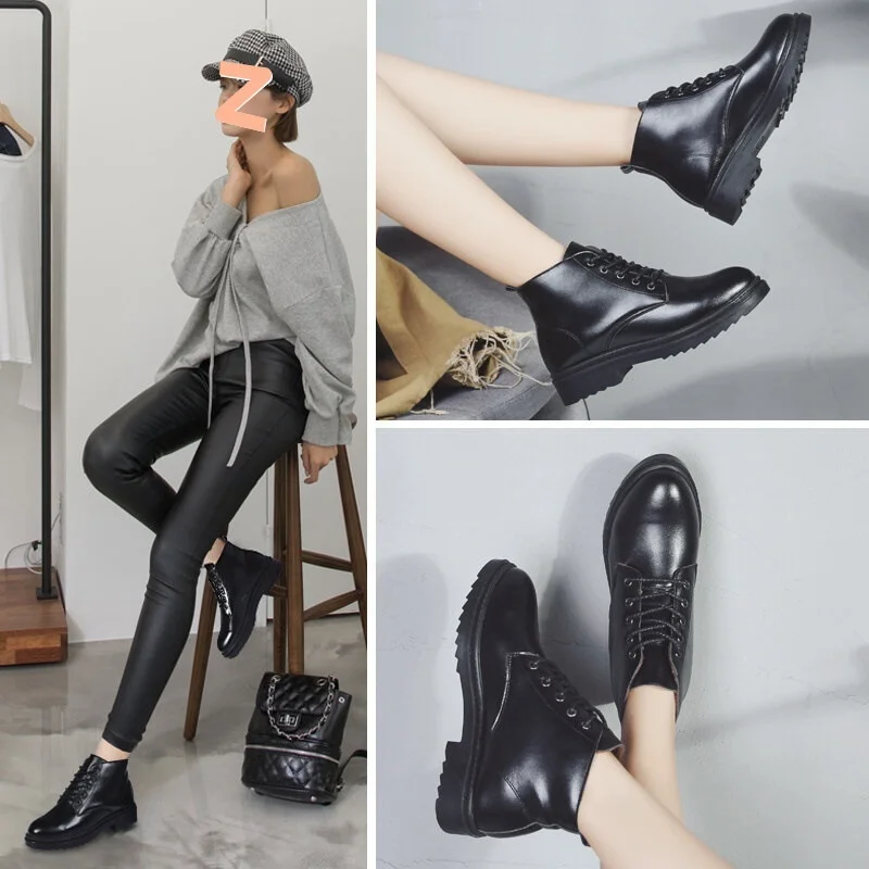 Женские универсальные полусапожки на толстом каблуке, черные ботинки мартинсы на шнуровке, роскошные брендовые, 2023
Женские универсальные полусапожки на толстом каблуке, черные ботинки мартинсы на шнуровке, роскошные брендовые, 2023