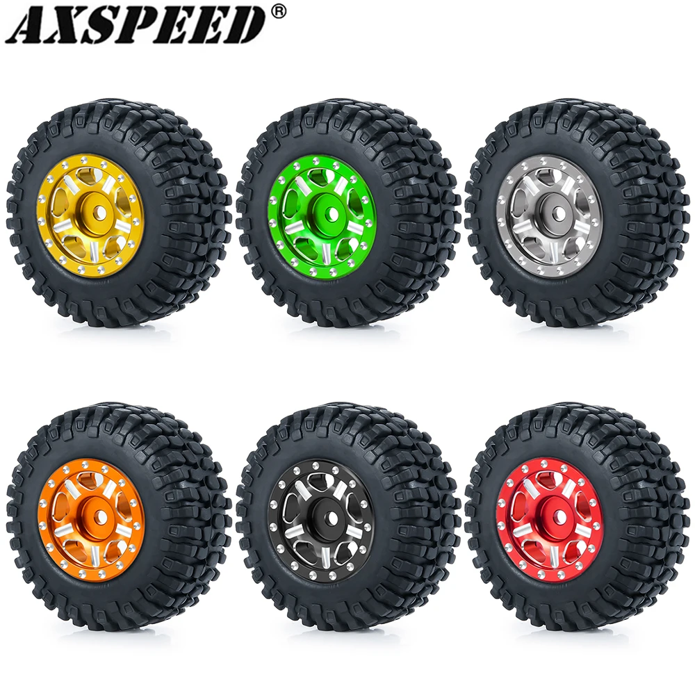 Колесные диски и шины AXSPEED 4 шт./компл. 1,0 дюйма Beadlock для 1:24 гусеничного автомобиля на радиоуправлении Axial SCX24 90081 00001 00002, детали для обновления ...
Колесные диски и шины AXSPEED 4 шт./компл. 1,0 дюйма Beadlock для 1:24 гусеничного автомобиля на радиоуправлении Axial SCX24 90081 00001 00002, детали для обновления ...
