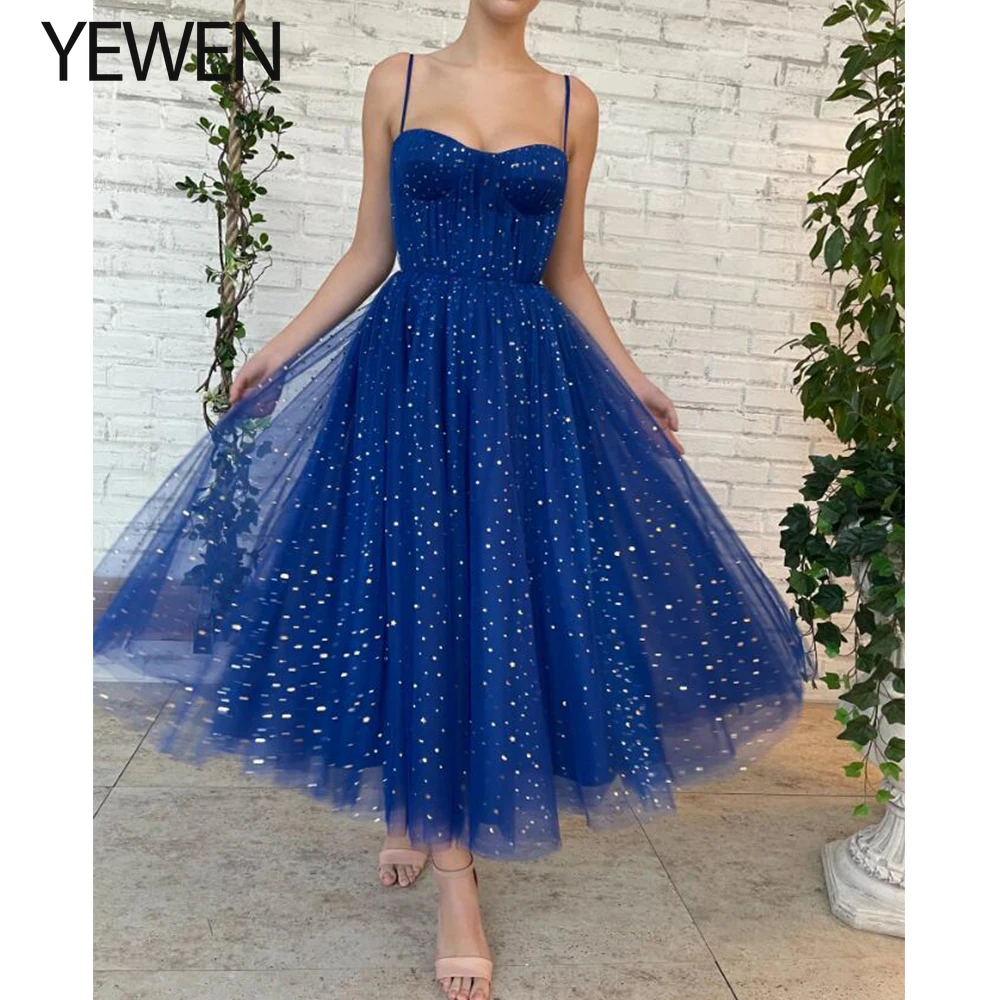 Blue Starry Tulle Gown Draped Corset Sweetheart Neck Spaghetti Straps Elegant Dress Cocktail Party
Blue Starry Tulle Gown Draped Corset Sweetheart Neck Spaghetti Straps Elegant Dress Cocktail Party