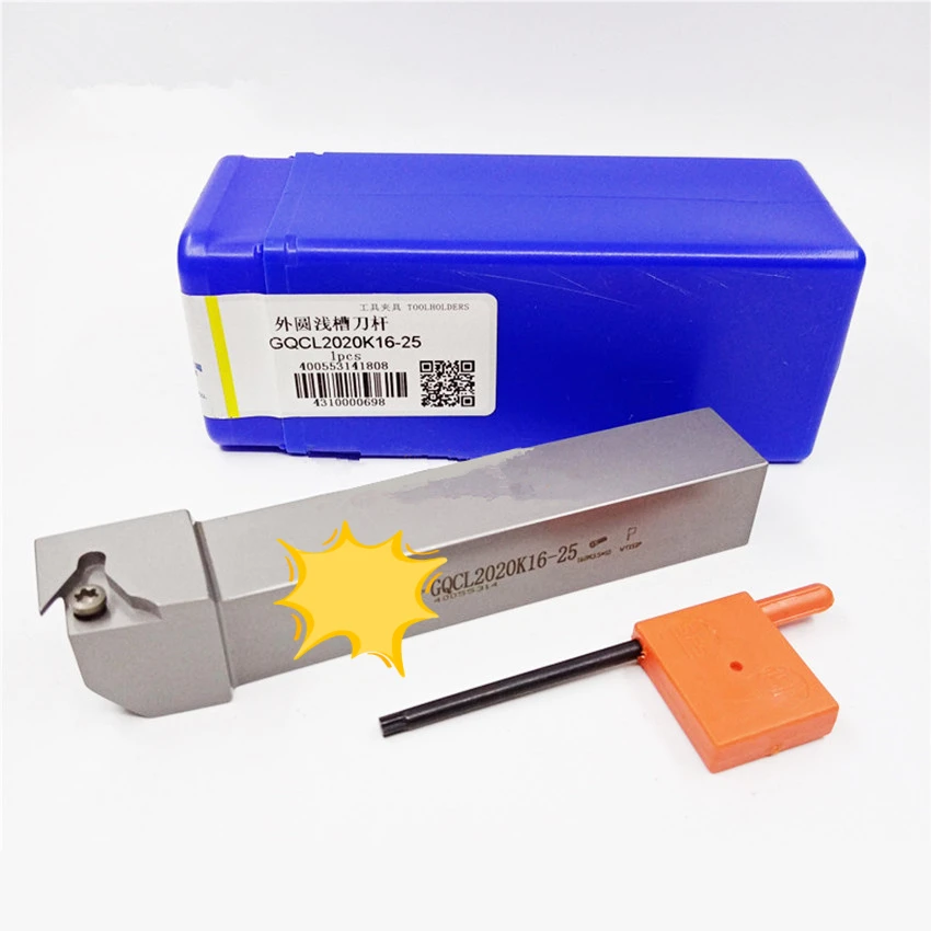 ZC-CT GQCR/L2020K22-15 GQCR/L2020K16-25 GQCR/L2020K22-25 GQCR/L2020K22-35 External turning Shallow groove tool 1PCS/BOX
ZC-CT GQCR/L2020K22-15 GQCR/L2020K16-25 GQCR/L2020K22-25 GQCR/L2020K22-35 External turning Shallow groove tool 1PCS/BOX