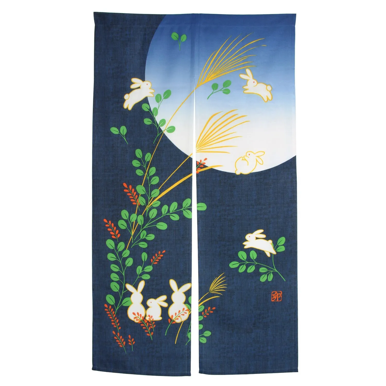 HOT SALE Japanese Doorway Curtain Noren Rabbit Under Moon For Home Decoration 85X150cm
HOT SALE Japanese Doorway Curtain Noren Rabbit Under Moon For Home Decoration 85X150cm