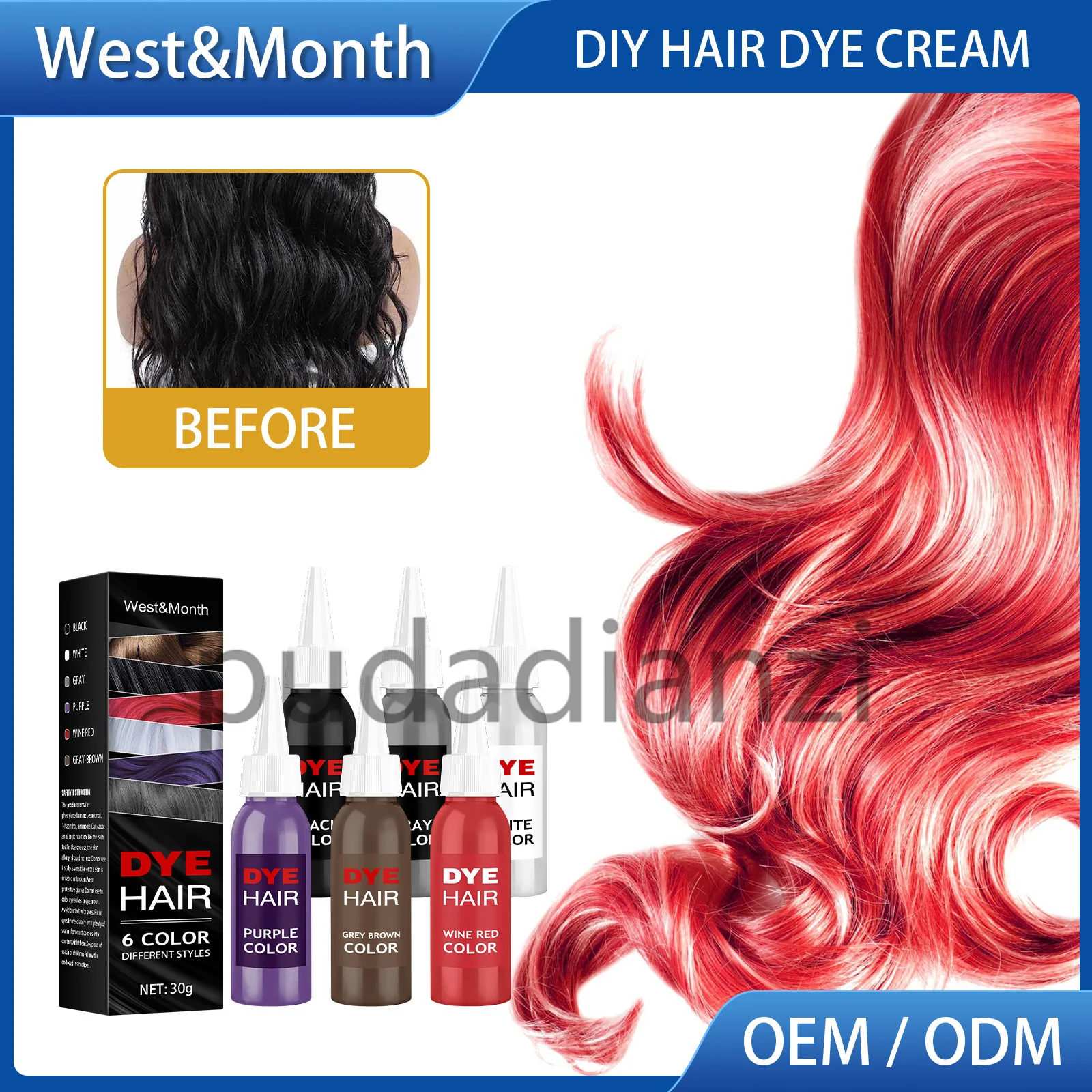 Plant Hair Coloring Cream Granny Grey Hair Care Is Mild, Does Not Hurt The Hair, Easy To Dye, Long-lasting Portable Damp
Plant Hair Coloring Cream Granny Grey Hair Care Is Mild, Does Not Hurt The Hair, Easy To Dye, Long-lasting Portable Damp