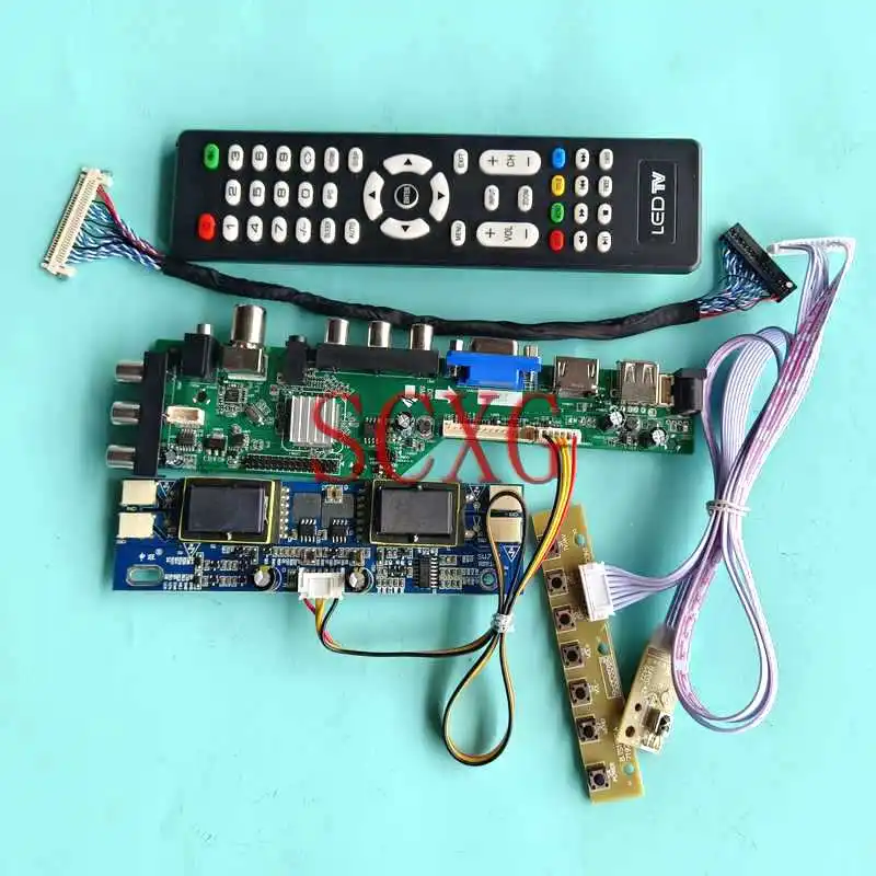 DVB Digital LCD Controller Board Fit M190EN03 M190EN04 USB VGA AV RF HDMI-Compatible 30 Pin LVDS DIY Kit 4-CCFL 1280*1024 19"
DVB Digital LCD Controller Board Fit M190EN03 M190EN04 USB VGA AV RF HDMI-Compatible 30 Pin LVDS DIY Kit 4-CCFL 1280*1024 19"