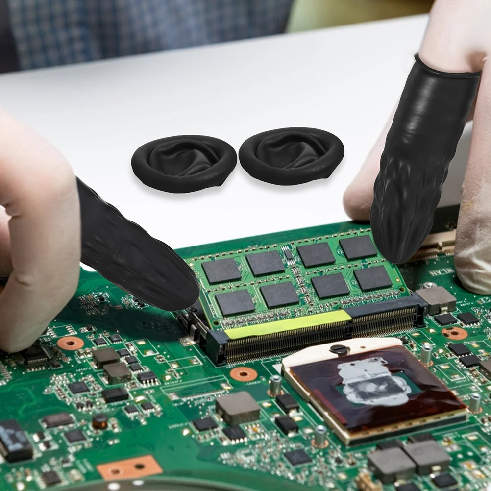 100 Pcs Anti-static Finger Cot Latex Cover Supply Multi-function Replaceable Protector Professional Portable 
100 Pcs Anti-static Finger Cot Latex Cover Supply Multi-function Replaceable Protector Professional Portable