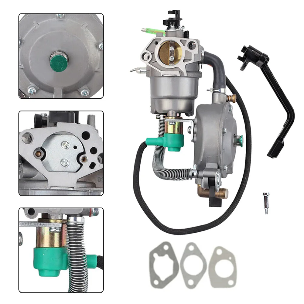 Dual Fuel Carburetor LPG Conversion Gas Generator For Honda GX390 188F 4.5-5.5KW Garden Power Tool Replacement Kits
Dual Fuel Carburetor LPG Conversion Gas Generator For Honda GX390 188F 4.5-5.5KW Garden Power Tool Replacement Kits
