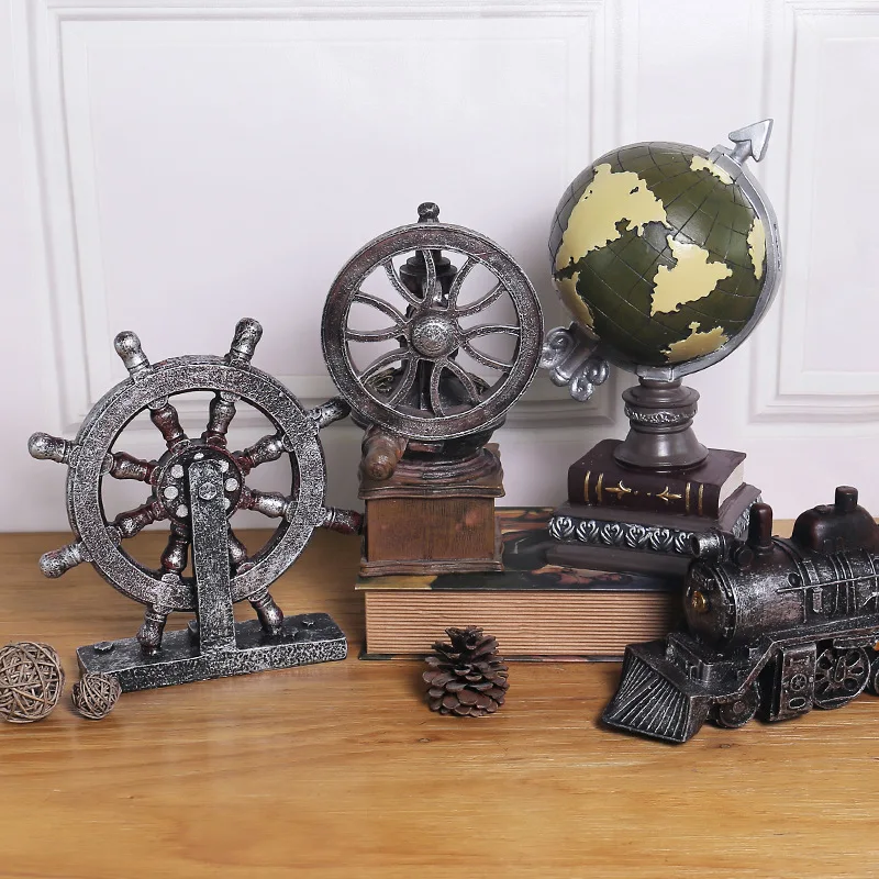 Retro Resin Rudder Desktop Decoration Study Shop Living Room Office Soft Decoration Decoration Decorations for Home Resin Charms
Retro Resin Rudder Desktop Decoration Study Shop Living Room Office Soft Decoration Decoration Decorations for Home Resin Charms