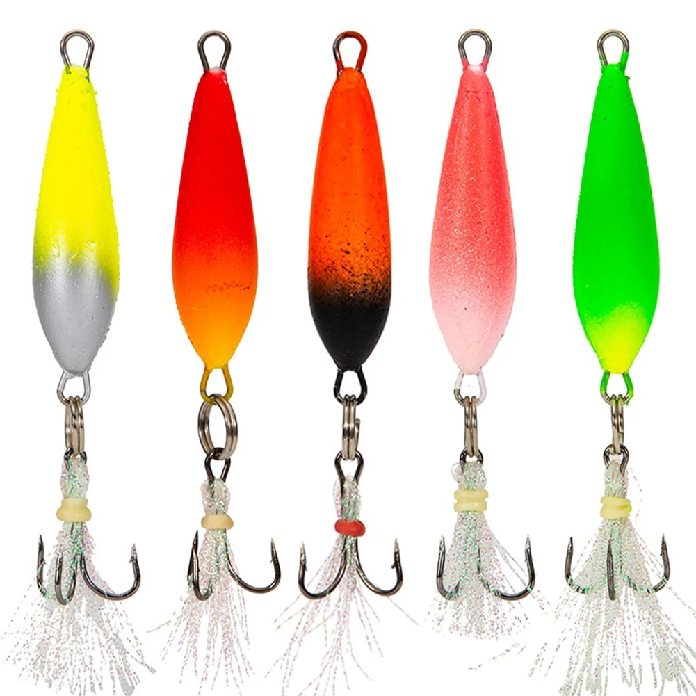5pcs EPS Foam Ice Fishing Bait Hook Three Anchor Hook Winter Fishing Hooks Fishing Lure Hard Bass Whopper Baits Octopus Pesca
5pcs EPS Foam Ice Fishing Bait Hook Three Anchor Hook Winter Fishing Hooks Fishing Lure Hard Bass Whopper Baits Octopus Pesca