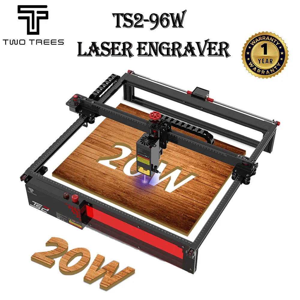 Two Trees Laser TS2 Engraving Machine 20W/10W DIY Laser Engraver Metal Cutting 3D Printer CNC Laser Cutter Machine Auto Focus
Two Trees Laser TS2 Engraving Machine 20W/10W DIY Laser Engraver Metal Cutting 3D Printer CNC Laser Cutter Machine Auto Focus