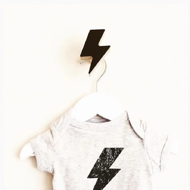 Nordic Wooden Black lightning baby Kids Clothes Hook Children's Room Wall Decoration Hanger Birthday Gift 
Nordic Wooden Black lightning baby Kids Clothes Hook Children's Room Wall Decoration Hanger Birthday Gift