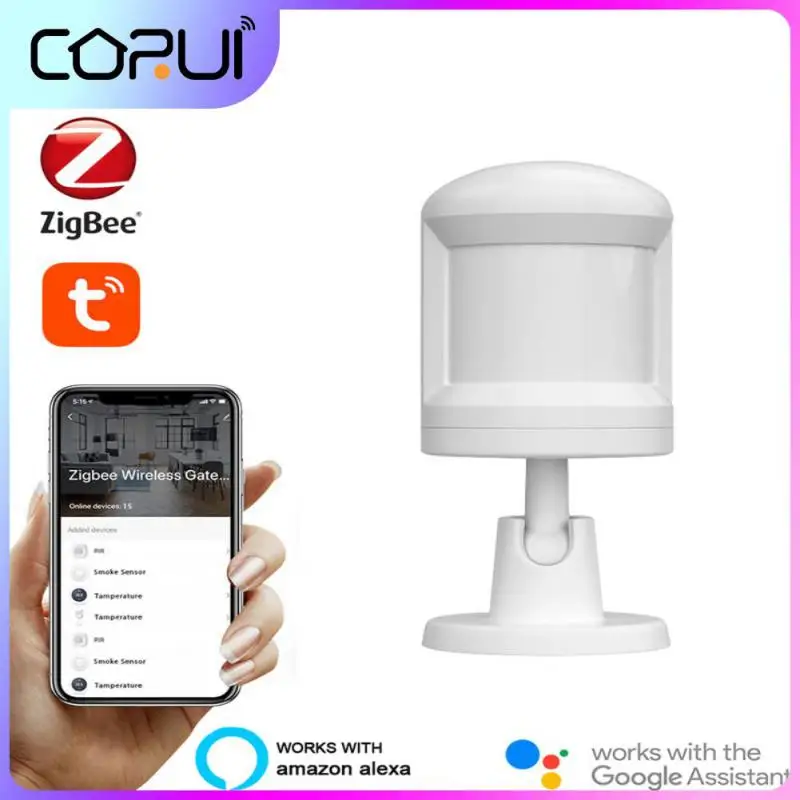 CORUI Tuya ZigBee 3.0 PIR Sensor Detector Human Infrared Sensor Wireless Mobile Detector Smart Home Work With Alexa Google Home
CORUI Tuya ZigBee 3.0 PIR Sensor Detector Human Infrared Sensor Wireless Mobile Detector Smart Home Work With Alexa Google Home