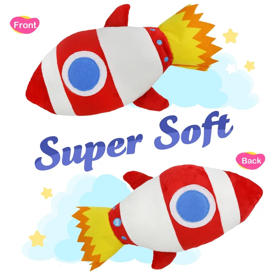 40cm Luminous Red Rocket Plush Toys Stuffed Pillow LED Glow Soft Spacecraft Doll Nightlight Kids Gifts for Girls Kids игрушки
40cm Luminous Red Rocket Plush Toys Stuffed Pillow LED Glow Soft Spacecraft Doll Nightlight Kids Gifts for Girls Kids игрушки
