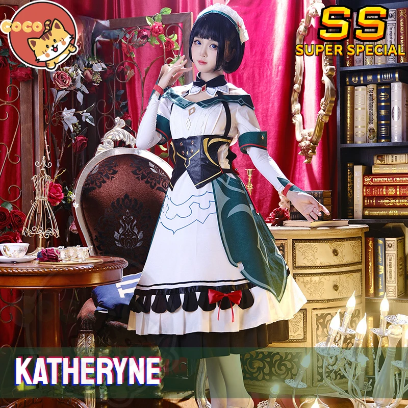 CoCos-SS Game Genshin Impact NPC Katheryne Cosplay Costume Receptionist for The Adventurers' Guild Katheryne Cosplay Costume
CoCos-SS Game Genshin Impact NPC Katheryne Cosplay Costume Receptionist for The Adventurers' Guild Katheryne Cosplay Costume