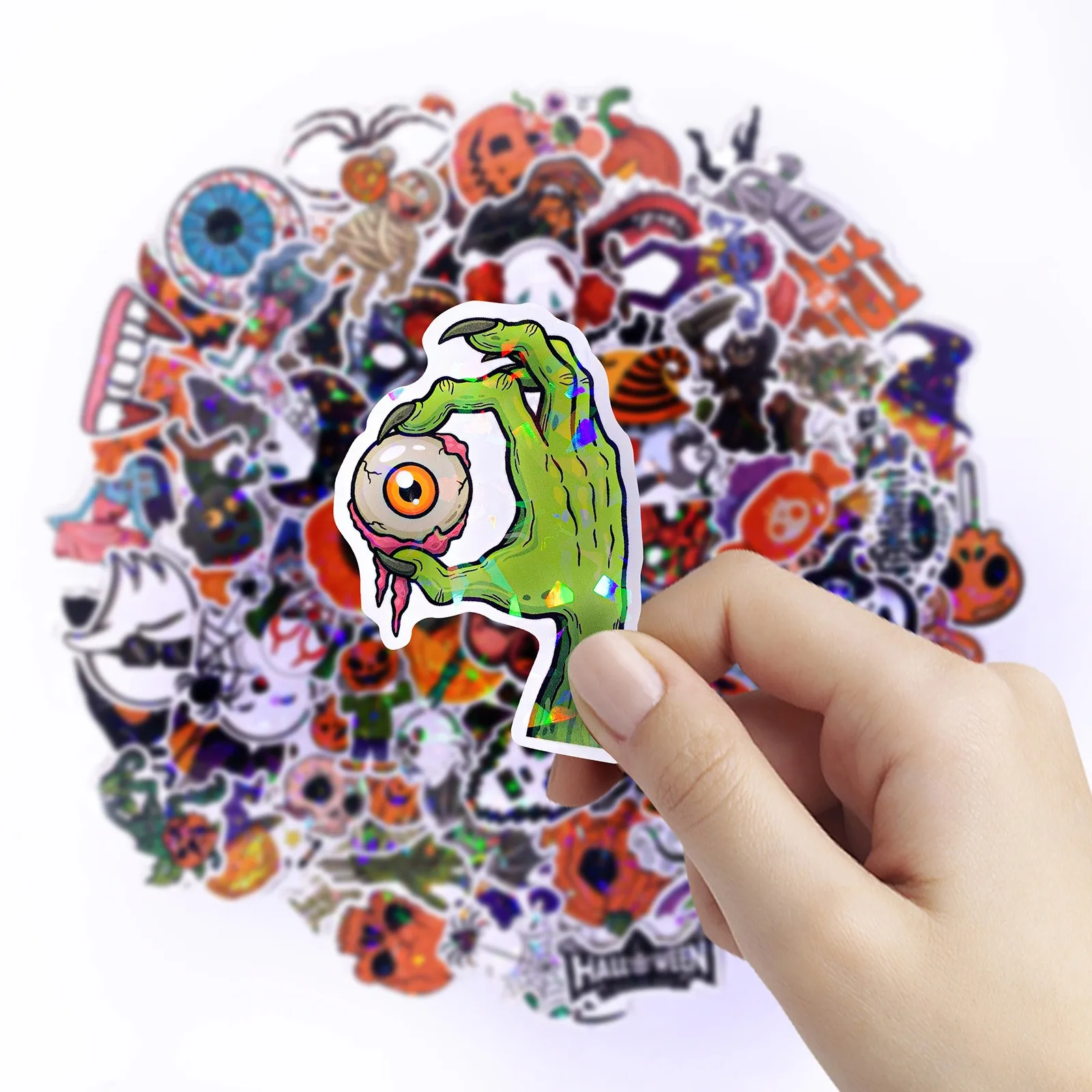 50Pcs Halloween Graffiti Waterproof Sticker Cute Decals Diy Decoration Pvc Adhesive Graffiti Stickers Water Bottle Decoration
50Pcs Halloween Graffiti Waterproof Sticker Cute Decals Diy Decoration Pvc Adhesive Graffiti Stickers Water Bottle Decoration