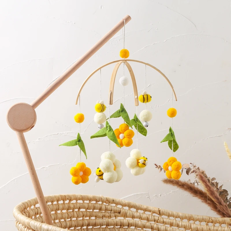 Baby Bed Rattle Wool Ball Bed Bell Toys Bee Animals Shape Newborn Crib Mobile Rattle Wool Balls Beads Bed Bell For Baby Gifts
Baby Bed Rattle Wool Ball Bed Bell Toys Bee Animals Shape Newborn Crib Mobile Rattle Wool Balls Beads Bed Bell For Baby Gifts