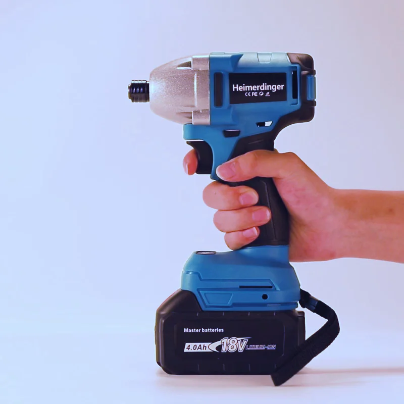 Electric cordless impact drill driver brushless impact driver drill with two 18 Volts. 4.0 Ah Lithium Battery
Electric cordless impact drill driver brushless impact driver drill with two 18 Volts. 4.0 Ah Lithium Battery