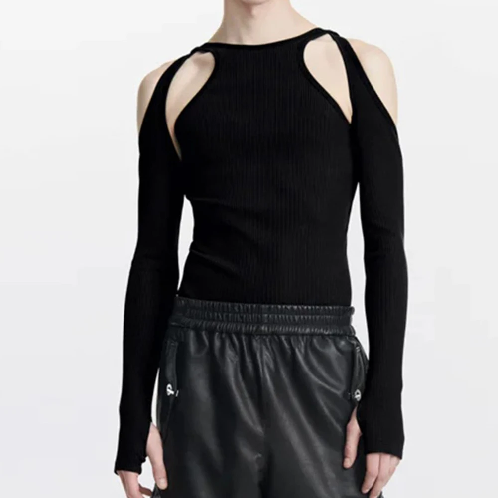 Sexy Mens Hollow Out T-shirts 2023 Autumu Trend Solid Color Slim Fit Long Sleeve Tees For Men Spring Fashion Crew Neck Pullovers
Sexy Mens Hollow Out T-shirts 2023 Autumu Trend Solid Color Slim Fit Long Sleeve Tees For Men Spring Fashion Crew Neck Pullovers