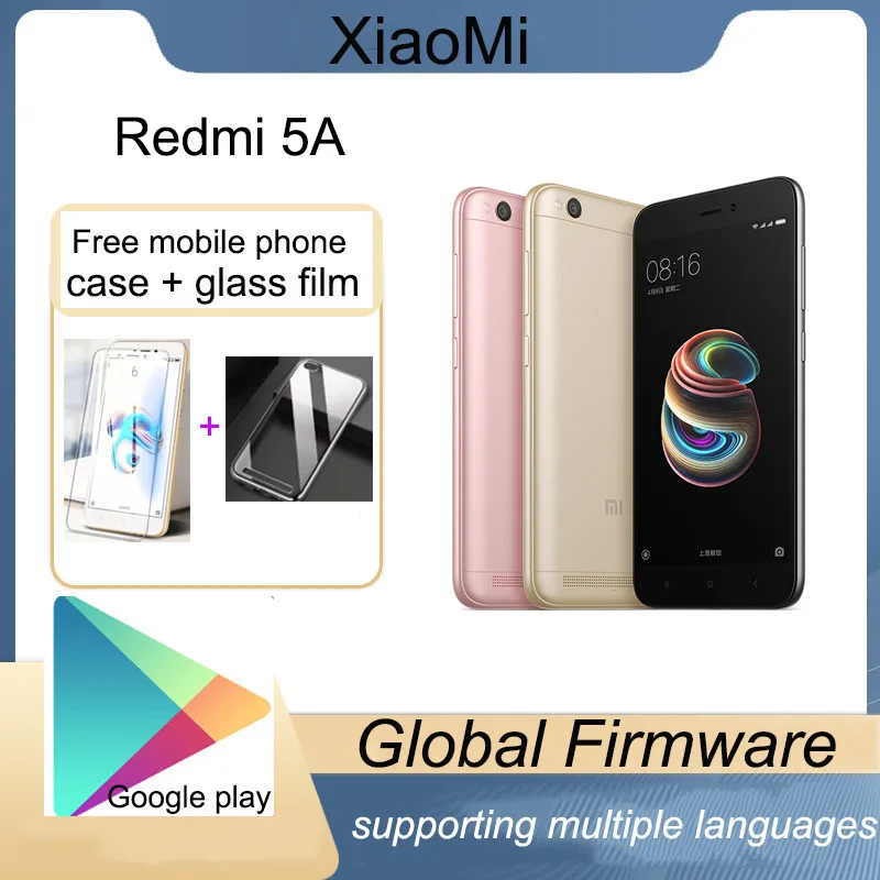 celular Xiaomi Redmi 5A smartphone 3GB 32GB Qualcomm MSM8917 Snapdragon 425Random color with gift
celular Xiaomi Redmi 5A smartphone 3GB 32GB Qualcomm MSM8917 Snapdragon 425Random color with gift