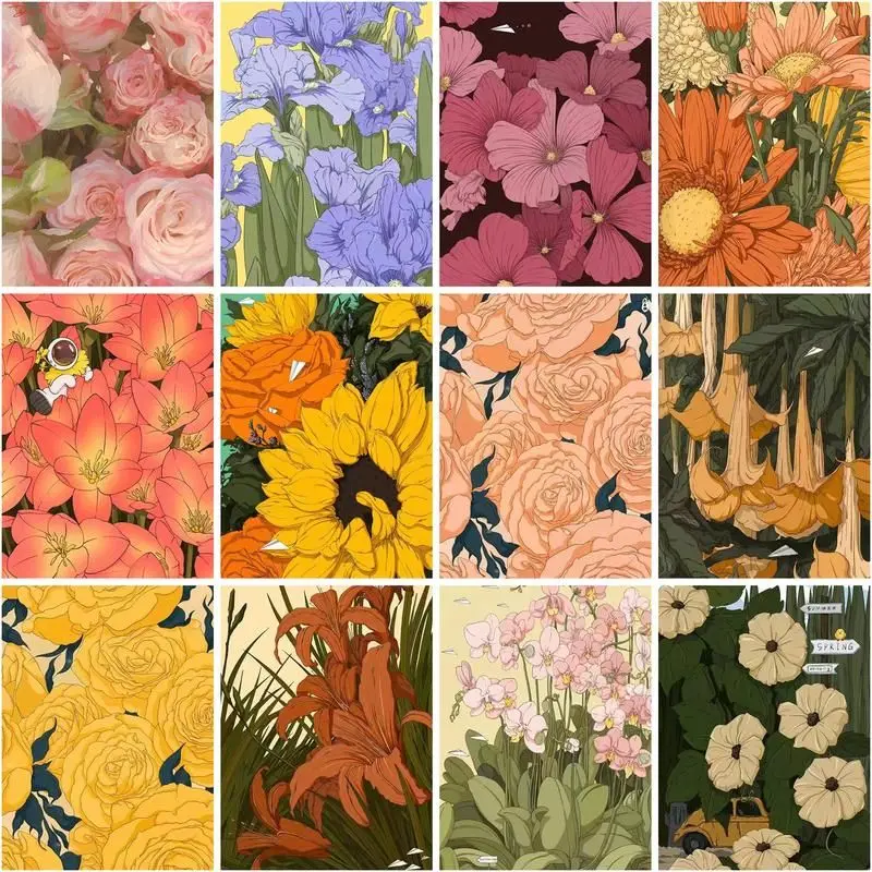 GATYZTORY Paint By Number With Frame Flowers Handiwork Art Drawing On Canvas Gift Pictures By Numbers For Adults Kits Home Decor
GATYZTORY Paint By Number With Frame Flowers Handiwork Art Drawing On Canvas Gift Pictures By Numbers For Adults Kits Home Decor