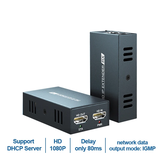 1080P 60Hz HDMI Extender 200M Over Cat5e/6 over IP/TCP Support One-to-Many Transmission by Ethernet Switch HDMI to Rj45 Extensor
1080P 60Hz HDMI Extender 200M Over Cat5e/6 over IP/TCP Support One-to-Many Transmission by Ethernet Switch HDMI to Rj45 Extensor