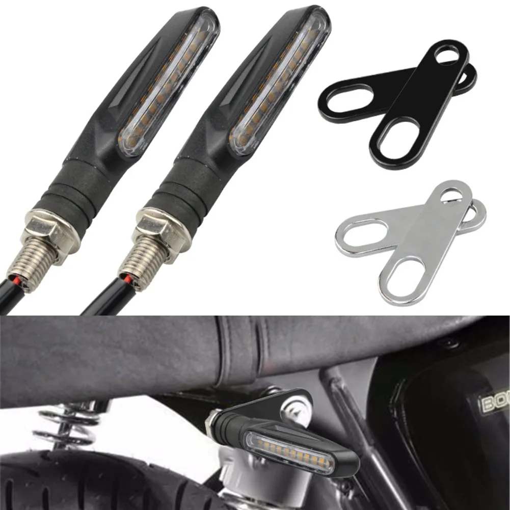 2PCS 12LED Motorcycle Bike Turn Signal Indicators Light Lamp Amber With Bracket Motor Direct Replacement Parts
2PCS 12LED Motorcycle Bike Turn Signal Indicators Light Lamp Amber With Bracket Motor Direct Replacement Parts