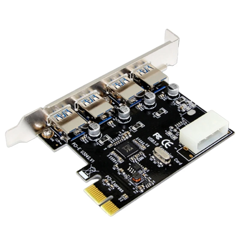 1 Set Professional 4 Port PCI-E to USB 3.0 HUB PCI Express Expansion Card Adapter 5 Gbps Speed for Desktop
1 Set Professional 4 Port PCI-E to USB 3.0 HUB PCI Express Expansion Card Adapter 5 Gbps Speed for Desktop