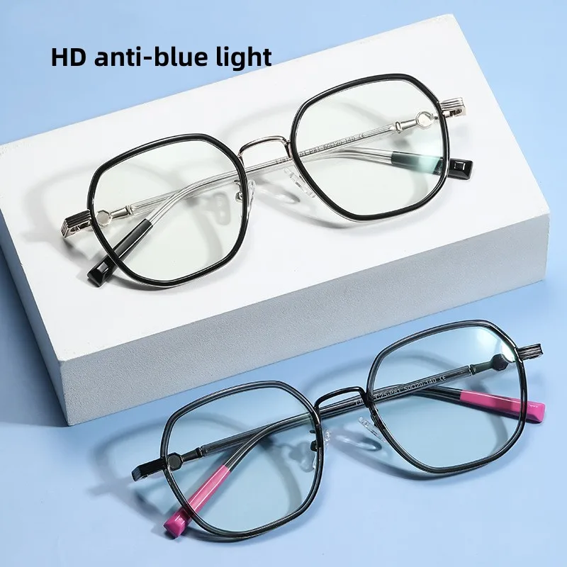 New polygonal myopia glasses frame anti-blue light anti-ultraviolet goggles TJ812
New polygonal myopia glasses frame anti-blue light anti-ultraviolet goggles TJ812