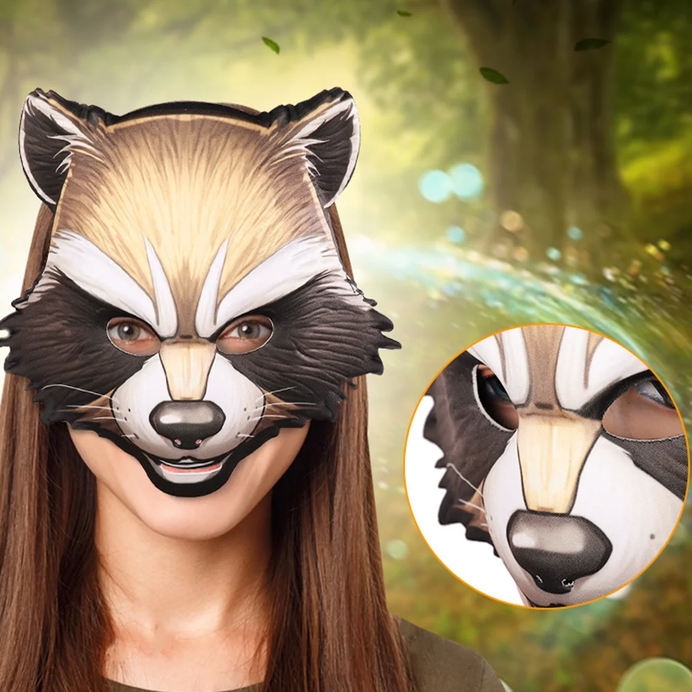 Halloween Party Cosplay Mask Simulation Raccoon Mask Creative Cosplay Animal Mask Prop
Halloween Party Cosplay Mask Simulation Raccoon Mask Creative Cosplay Animal Mask Prop